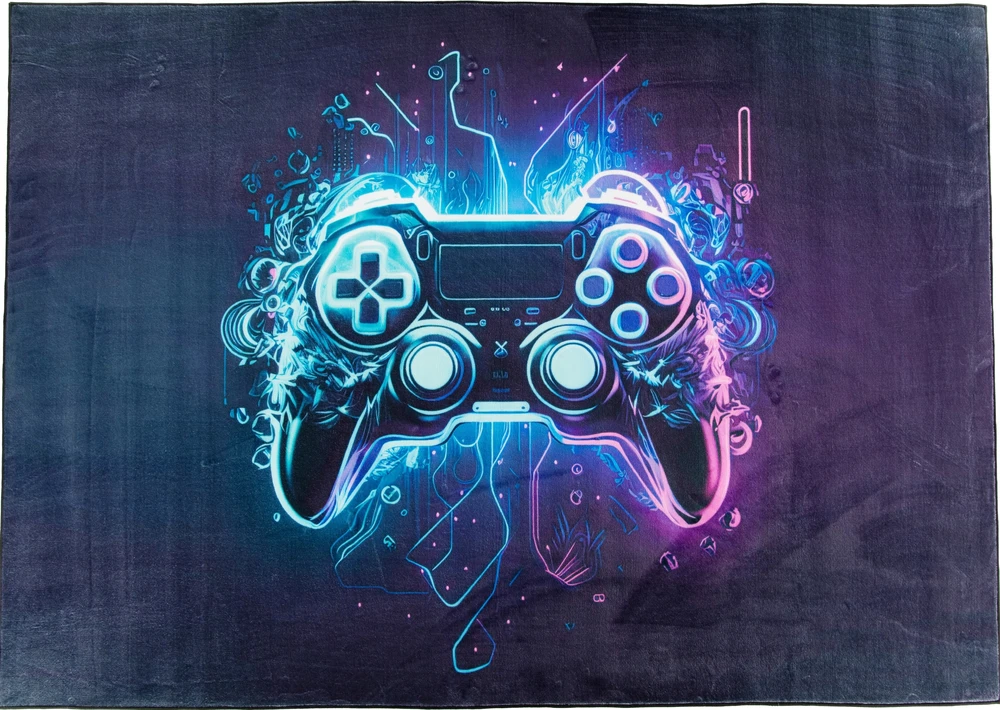 Chemex DYWAN Dziecięcy PRINTED DOVE 120x170 Drukowane Kolorowe Gaming Pad Konsolė