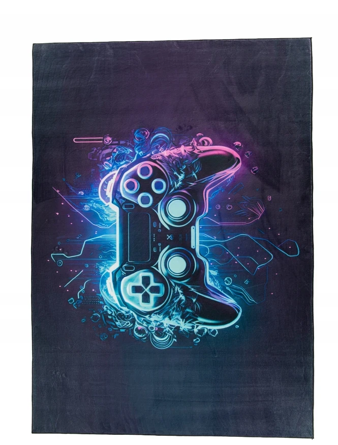 Chemex DYWAN Dziecięcy PRINTED DOVE 140x200 Drukowane Kolorowe Gaming Pad Konsolė
