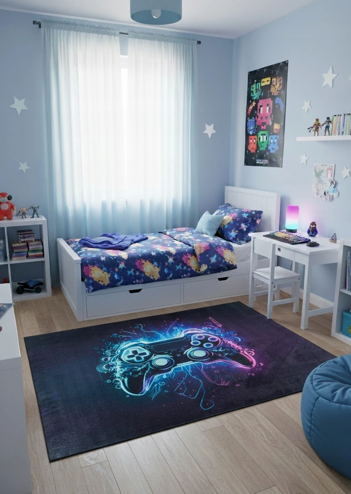 Chemex DYWAN Dziecięcy PRINTED DOVE 180x250 Drukowane Kolorowe Gaming Pad Konsolė