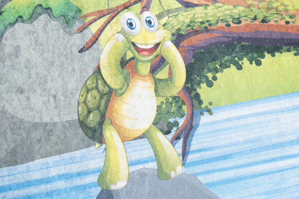 Chemex DYWAN Kolorowy DZIECIĘCY 140x200 Zwierzęta Zoo v1