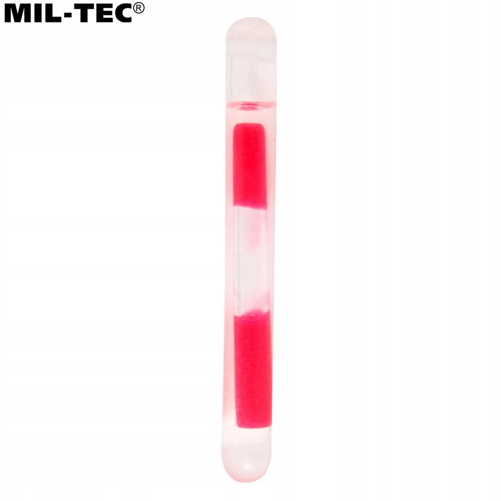 Mil-tec Lightstick Mini 4 cm Raudona 10 vnt