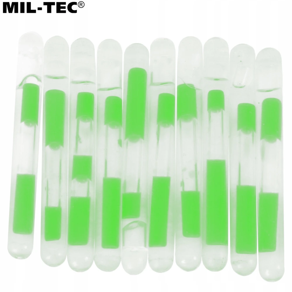 Cheminis apšvietimas Mil-Tec Lightstick Mini 10 vienetų, žalias