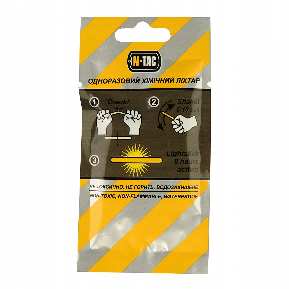 Cheminis šviesos apšvietimas 4,5x40 mm 10 vnt M-Tac Lightstick raudona