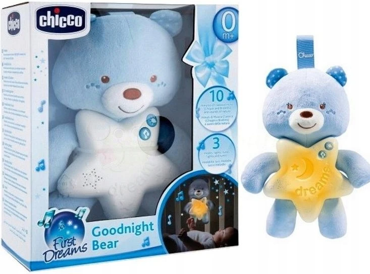 Chicco LABANAKTIS SU LOKIO MUZIKA IR ŠVIESA – MĖLYNA
