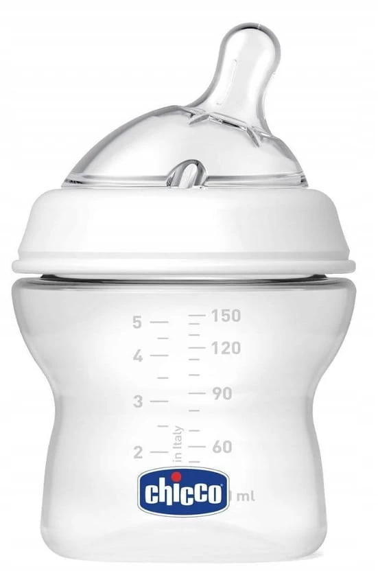 Chicco NaturalFeeling plastikinis butelis 0m+ 150ml 0977