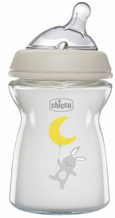 Chicco Natural Feeling Crystal T silikoninis buteliukas 250ml