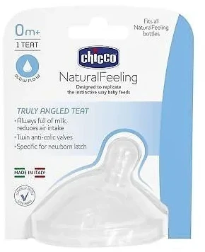CHICCO Silikoninis čiulptukas "NATURAL FEELING", 0M+