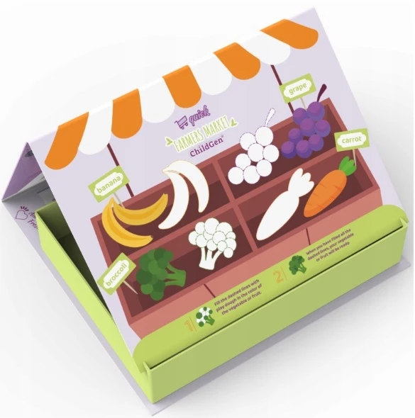 ChildGen Creative rinkinys SHOP natūrali žaidimų tešla ir priedai