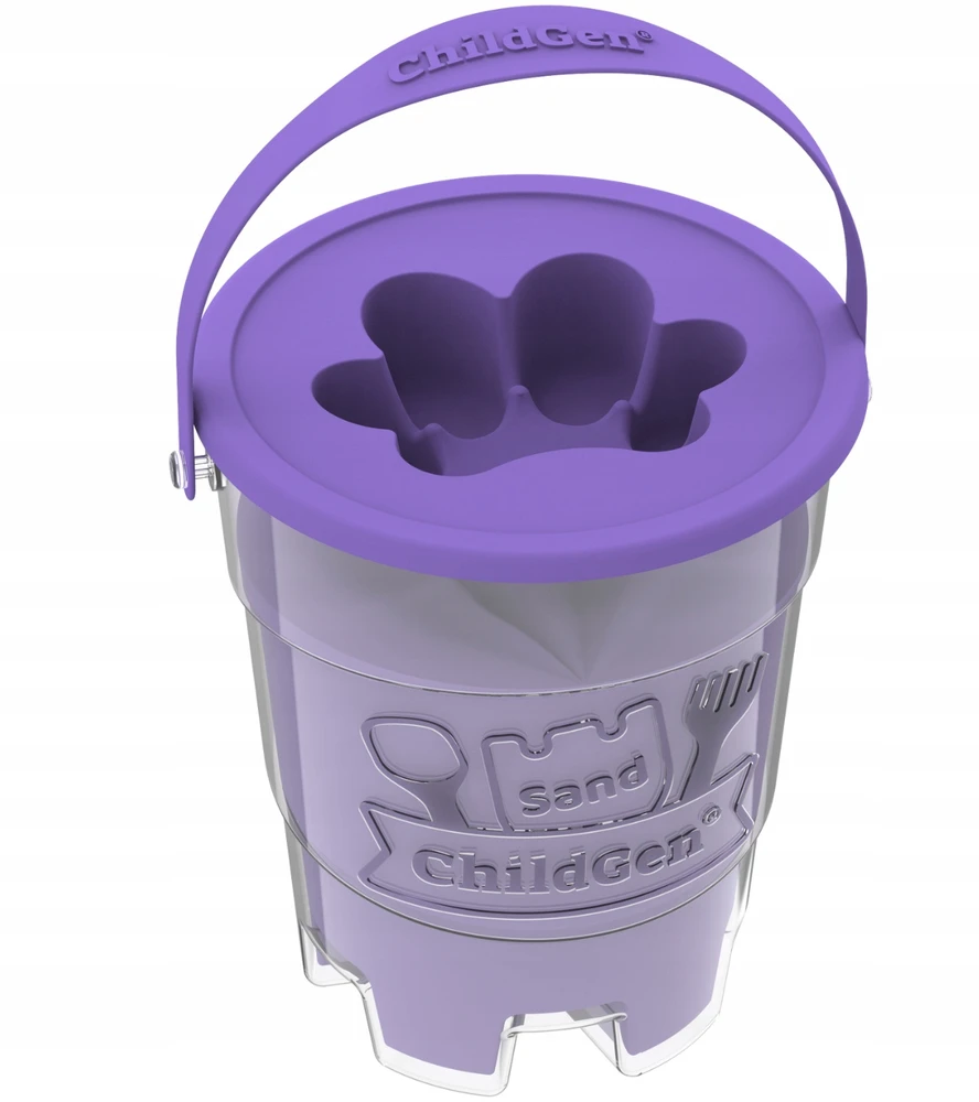 ChildGen Kinetinis smėlis su pelėsiu 100% natūralus 500g PURPLE