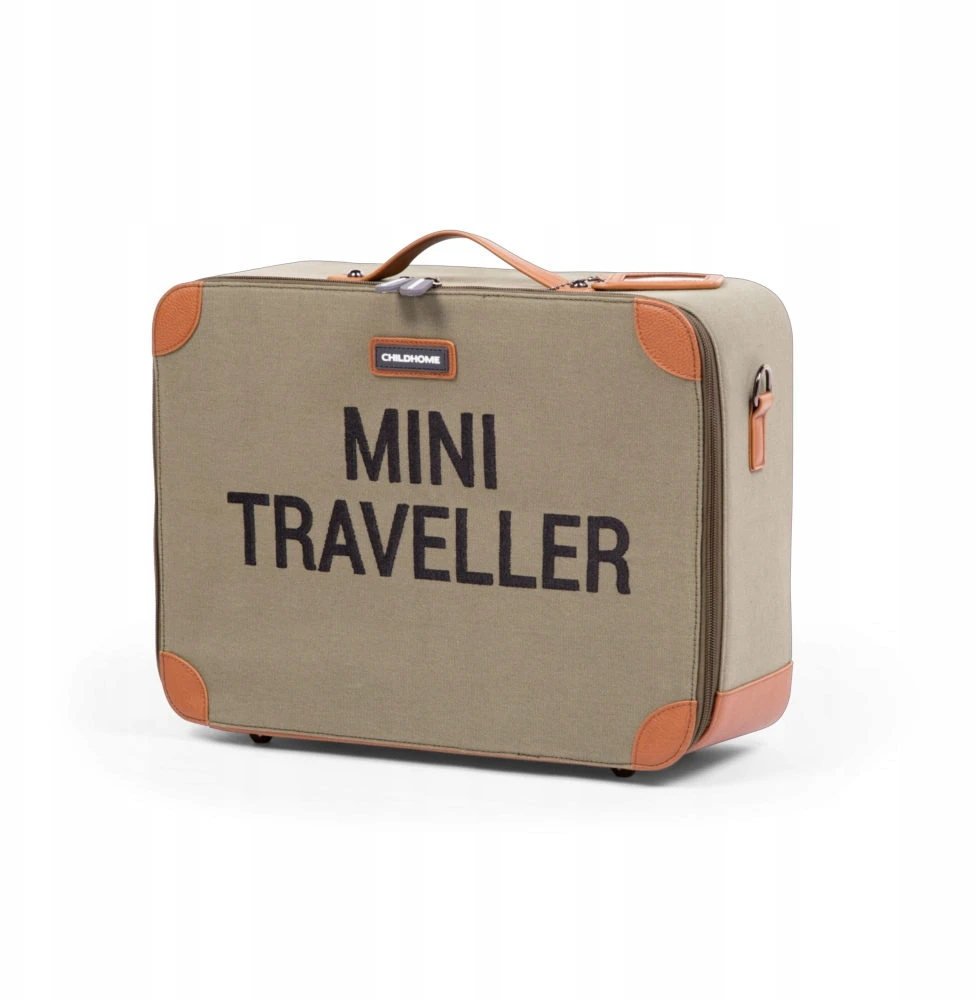 Childhome Walizka dziecięca Mini Traveller Kanwas Khaki
