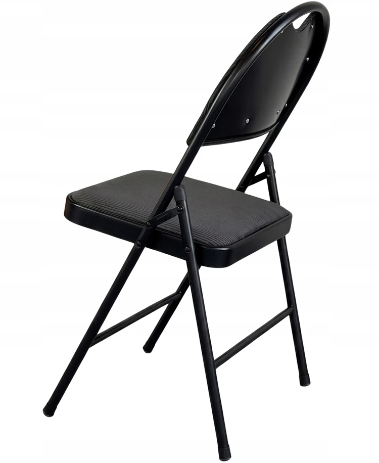 Chill Art Minkšta velveta sulankstoma kėdė, juodo metalo, moderni, patogi