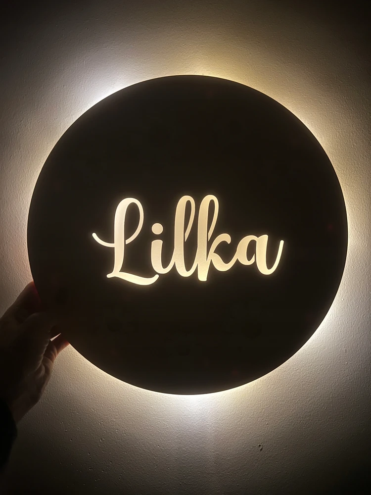 Chill Boho LED naktinė lemputė SU PAVADINIMU, VEIKIA BATERIJA, 34 cm, gėlių dekoras