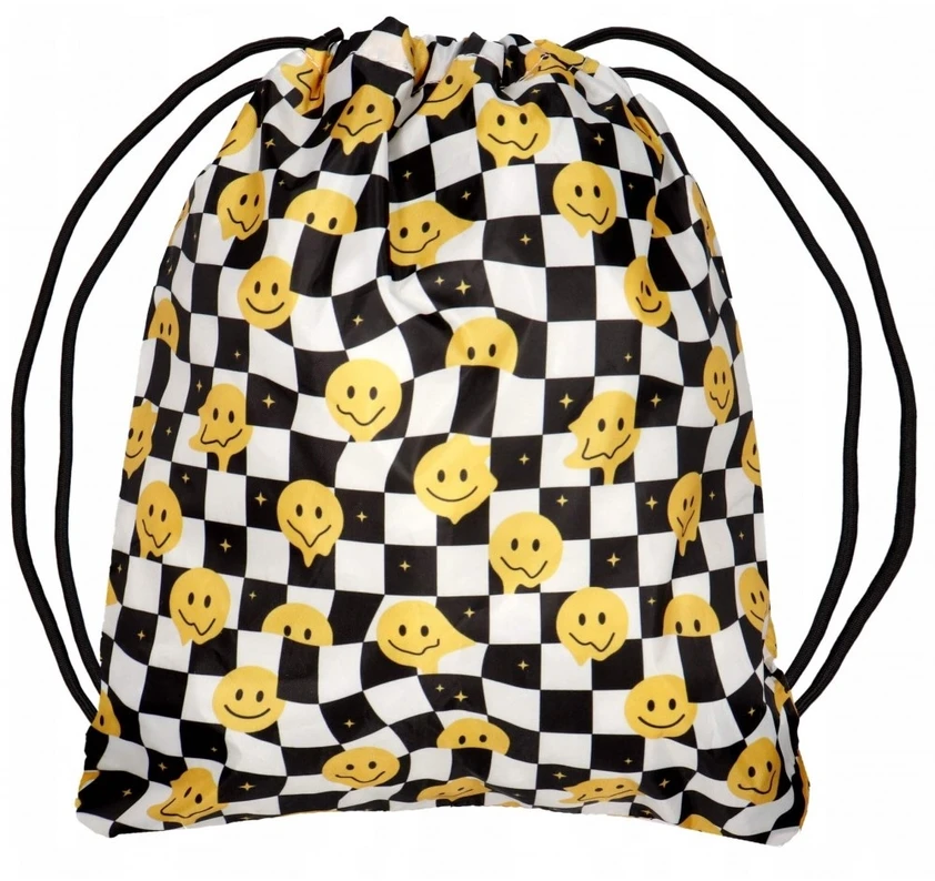 Chin&Chilla Mokyklinis krepšys batams Chessboard & Emoji Incood