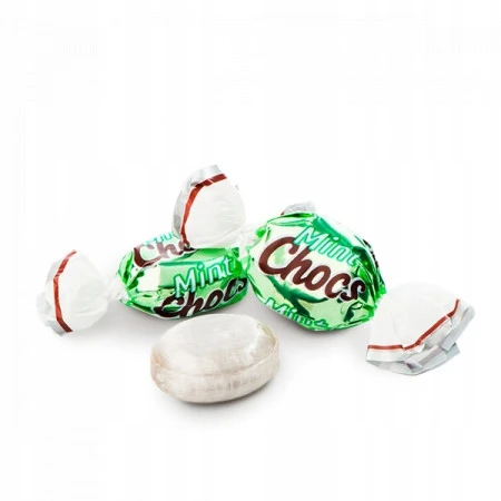 Choke Mint Chocs mėtiniai saldainiai su šokolado įdaru 2x425g vokiški