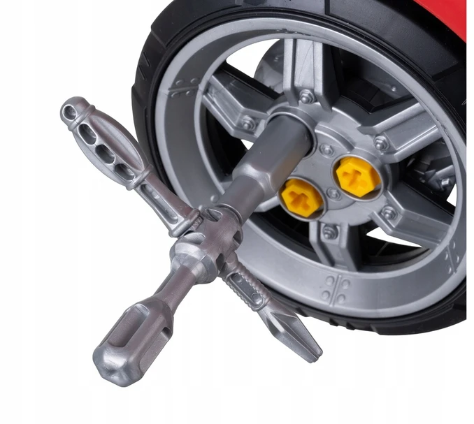 Chrld Jaunojo mechaniko komplektas su automobiliu, 61 el.