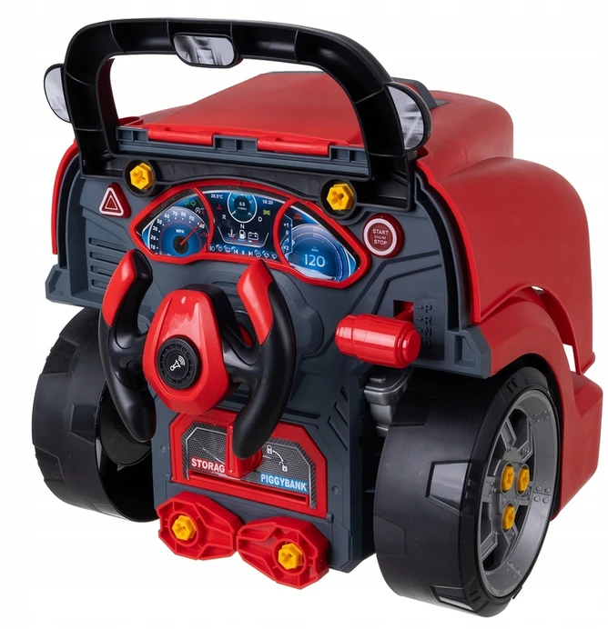Chrld Jaunojo mechaniko komplektas su automobiliu, 61 el.