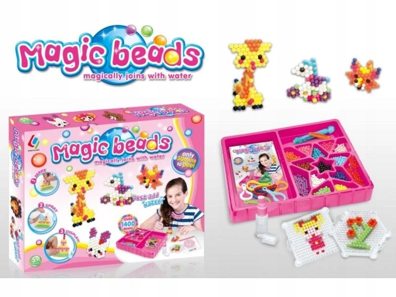 Chrld Kūrybinis rinkinys Magic Beads Vandens karoliukų mozaika, 1400 d.