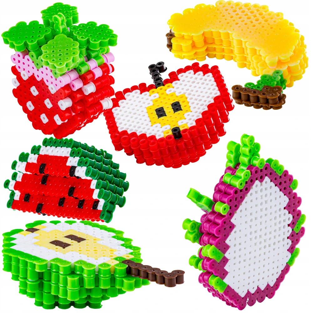 ChRLD Lyginimo karoliukų dėžutės vadovas Fruit 3D 3000 Elements rinkinys