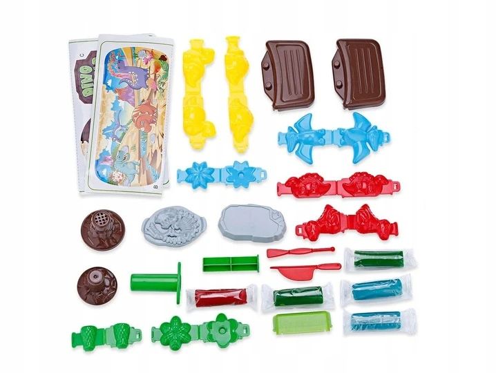 Chrld Plastilinas spaudimui. Dinozaurai. Mažasis archeologas. Formos