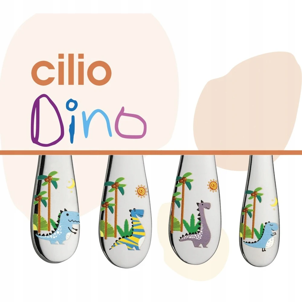 CILIO vaikiški stalo įrankiai dinozaurai 4 dino elementai