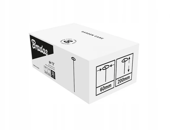Cinkuotas kaištis 15 cm 100 vnt. ATSMGG1315/100BOX