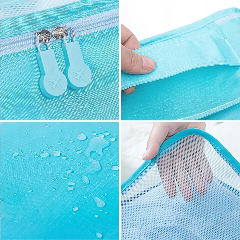 CIRON TRAVEL TRAVEL ORGANIZER SET kuprinės lagaminai 6 vnt. Mėlyna
