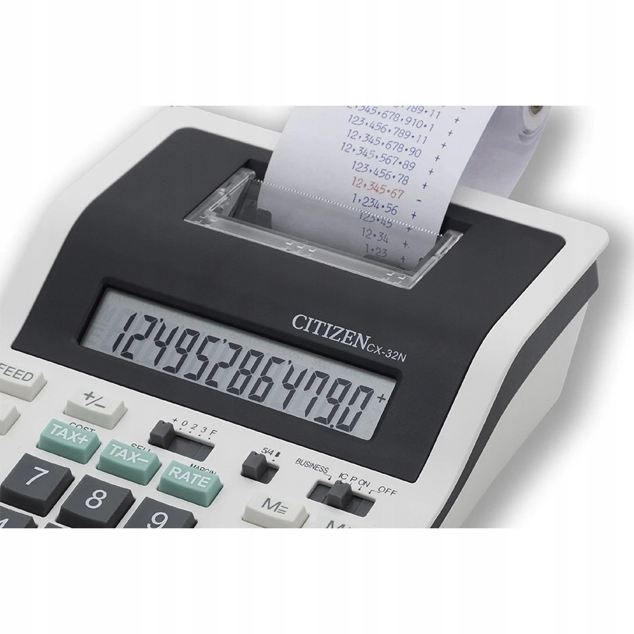 Citizen Cx-32n skaičiuoklis su spausdintuvu