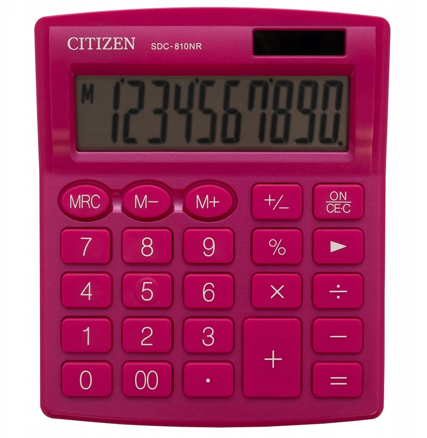 Skaičiuotuvas - Citizen Sdc-810nr, Rožinis