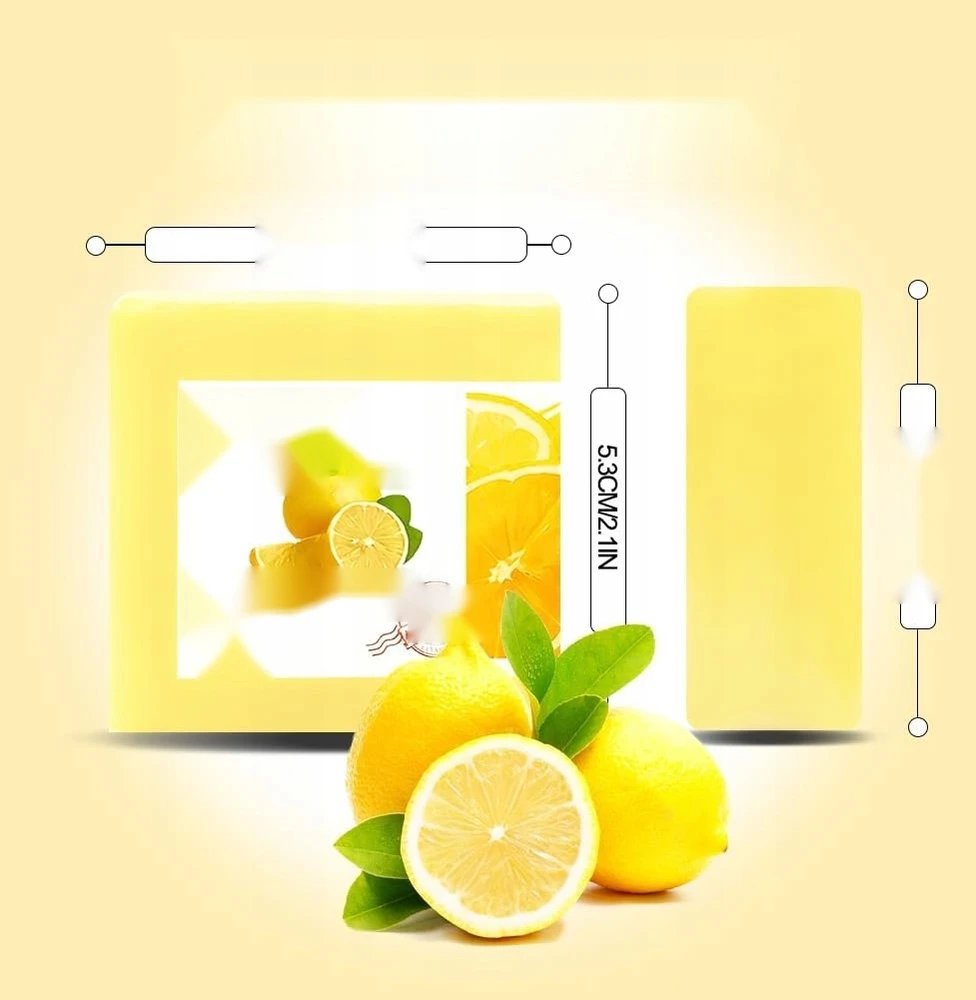 CITRINŲ MUILAS 100 G GILIAI VALOMAS GAIVINANTIS VITAMINAS C