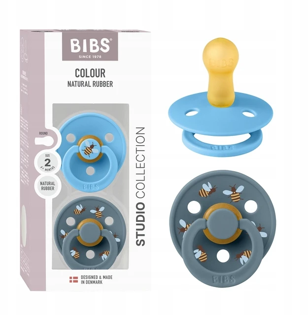 Čiulptukai BIBS Colour Bumblebee Breeze mix, 6-18 mėn, 2 vnt.