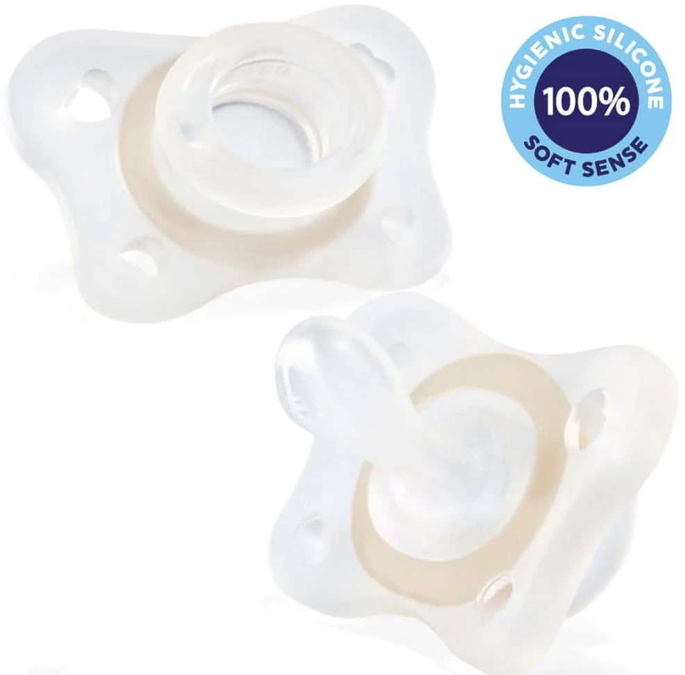 Čiulptukai Chicco Physioforma mini soft, 2-6mėn, 2 vnt.