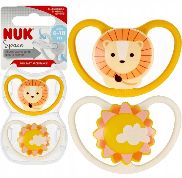 Čiulptukai Nuk Space 6-18 mėn, 2 vnt
