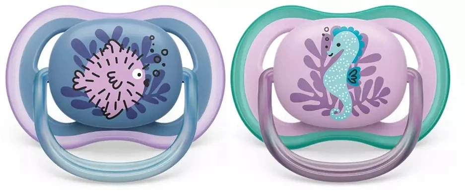Philips AVENT SCF085/61 Žindukas Ultra Air 6-18m jūrų arkliukas/žuvis