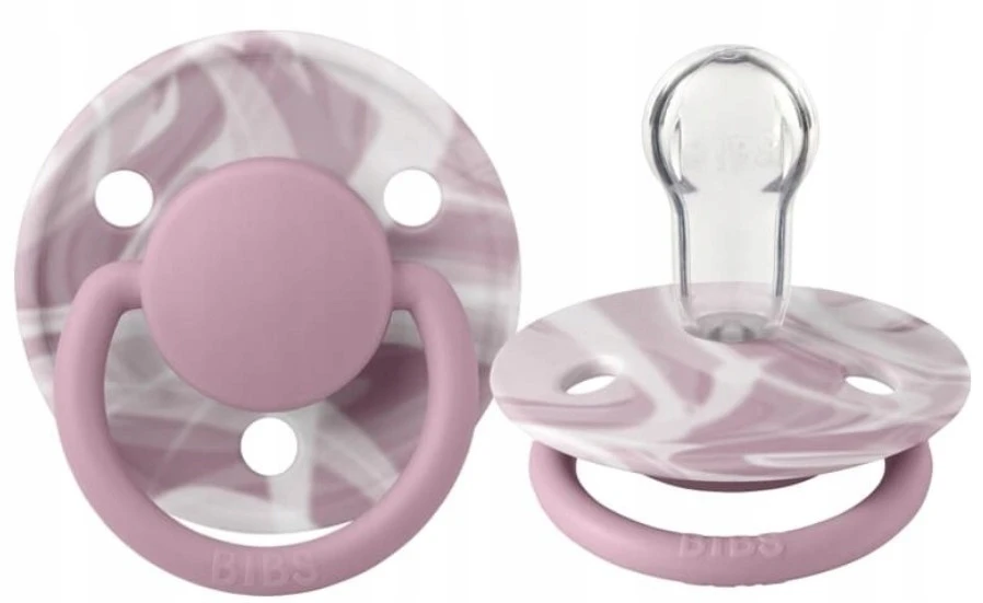 Čiulptukas Bibs De Lux Heather Baltas 1010294, 0-36 mėn, 1 vnt.