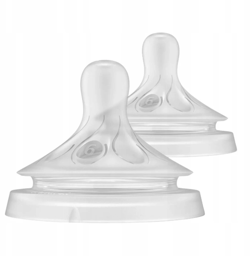 Čiulptukas buteliukui Philips Avent Natural SCF046/27, 6 mėn+, 2 vnt.