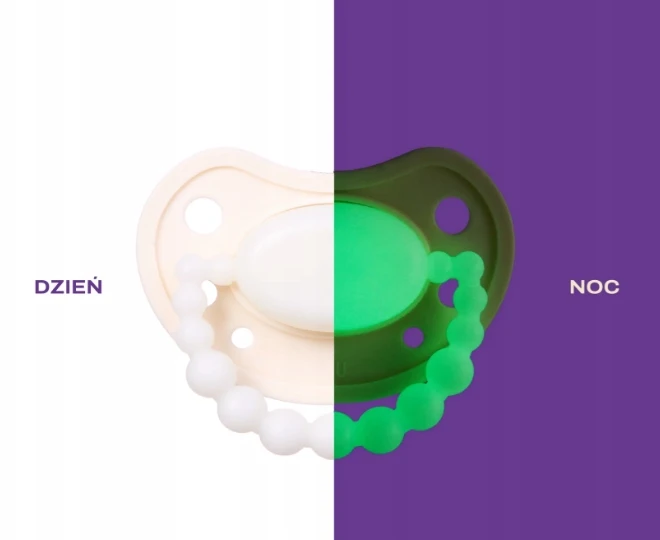 Nuk Bez Marki Čiulptukas Luu Kids American Kreminis Glow, 3-6 mėn, 1 vnt.