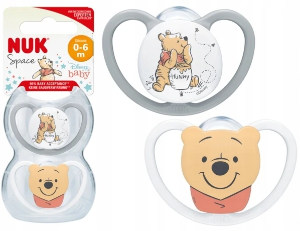 Čiulptukas NUK Disney 730907, 0-6 mėn, 2 vnt.