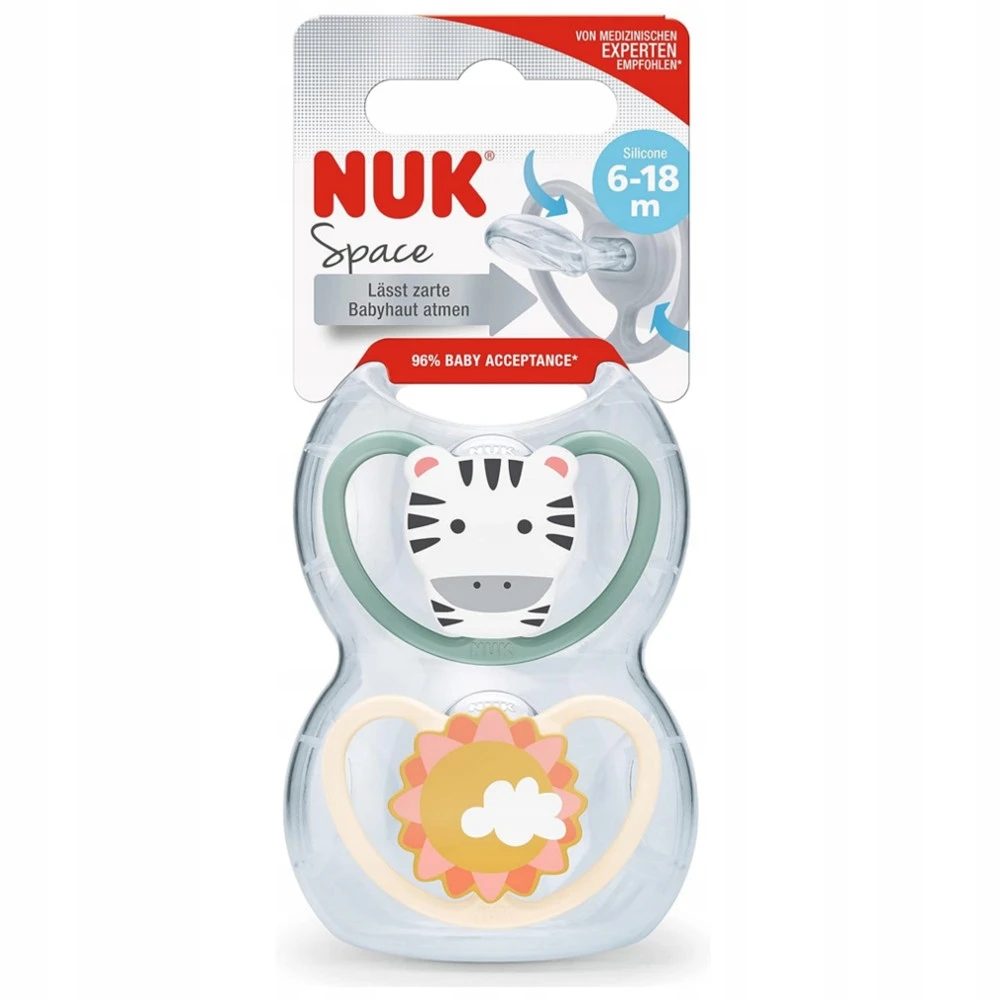 Čiulptukas Nuk Space 541376, 6-18 mėn, 2 vnt.
