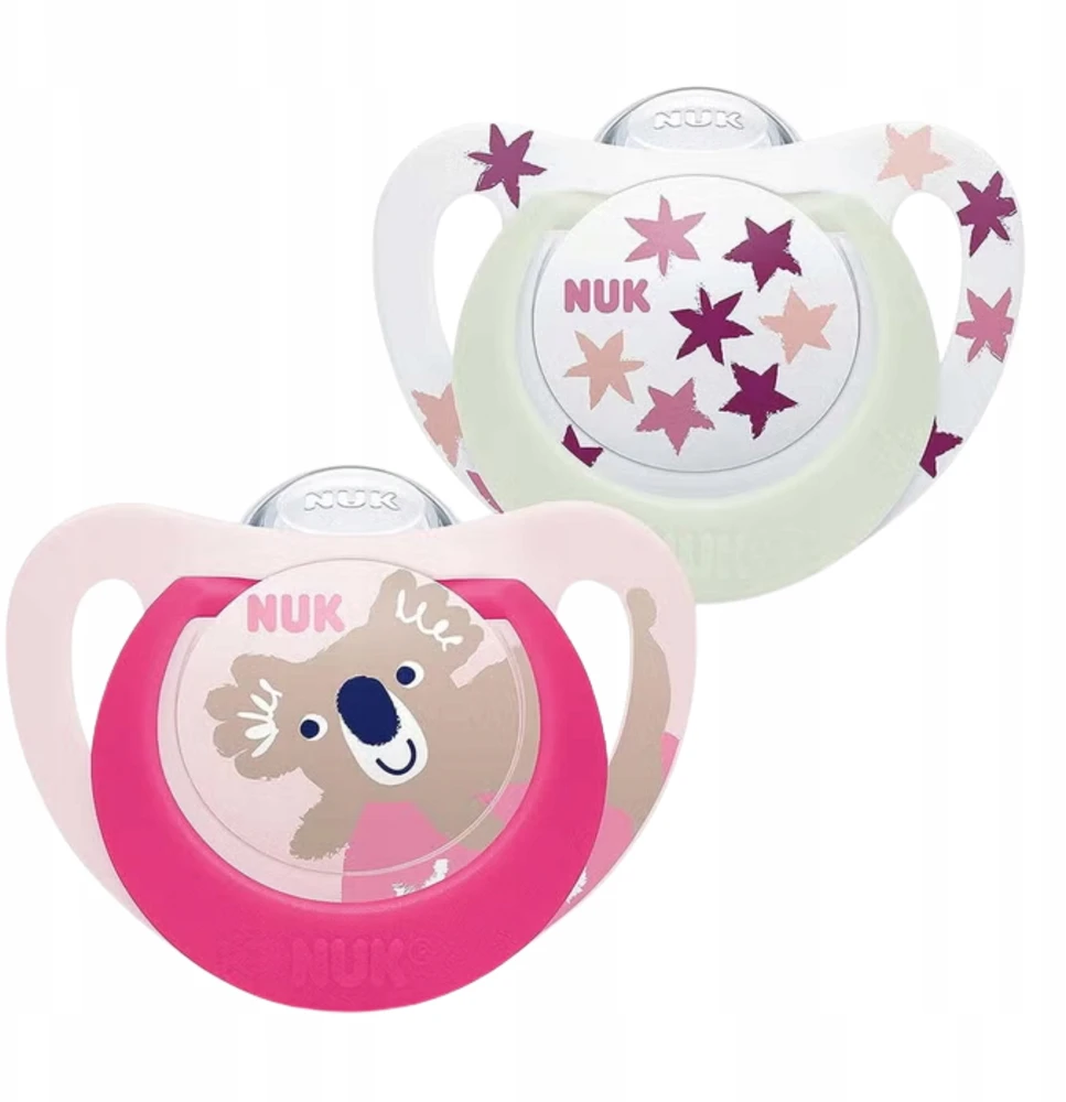 NUK 736727 čiulptukas STAR D&N 6-18m 2 vnt