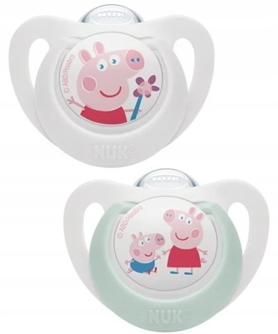 NUK 177219 Čiulptukas 18-36m Silikoninis PEPPA 2 vnt