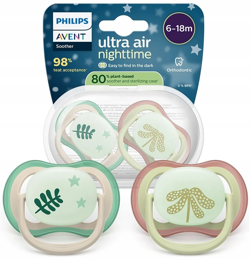 Philips Čiulptukas SCF376/31 ORO NAKTINIS 6-18