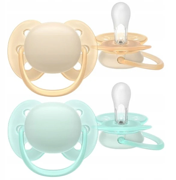 Čiulptukas Philips Avent Ultra Soft SCF091/40, 0-6 mėn, 2 vnt.