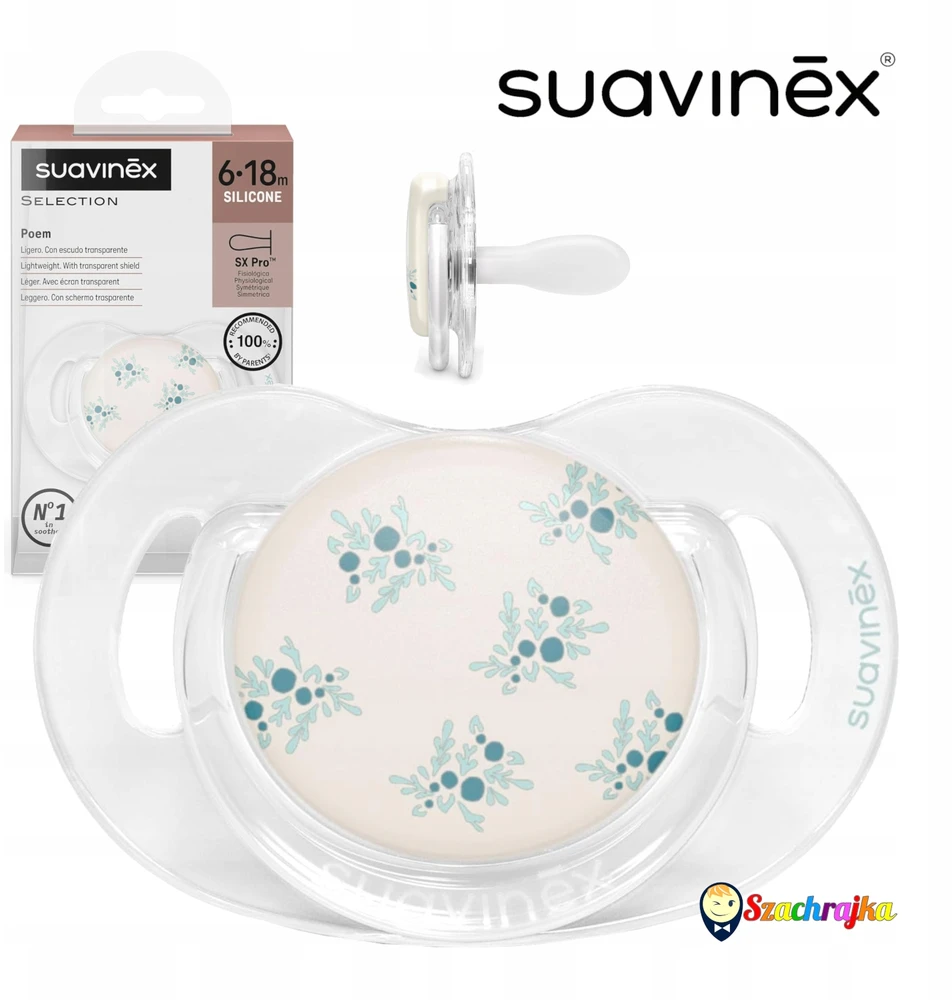 Čiulptukas Suavinex Bonhomia Žalias, 6-18 mėn, žalias