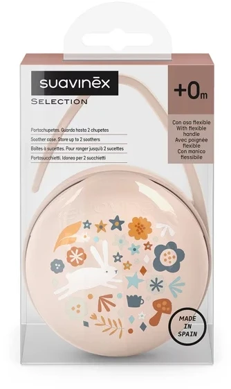 Čiulptuko laikiklis Suavinex Wonderland Liberty, rožinis, 0+ mėn, 1 vnt.