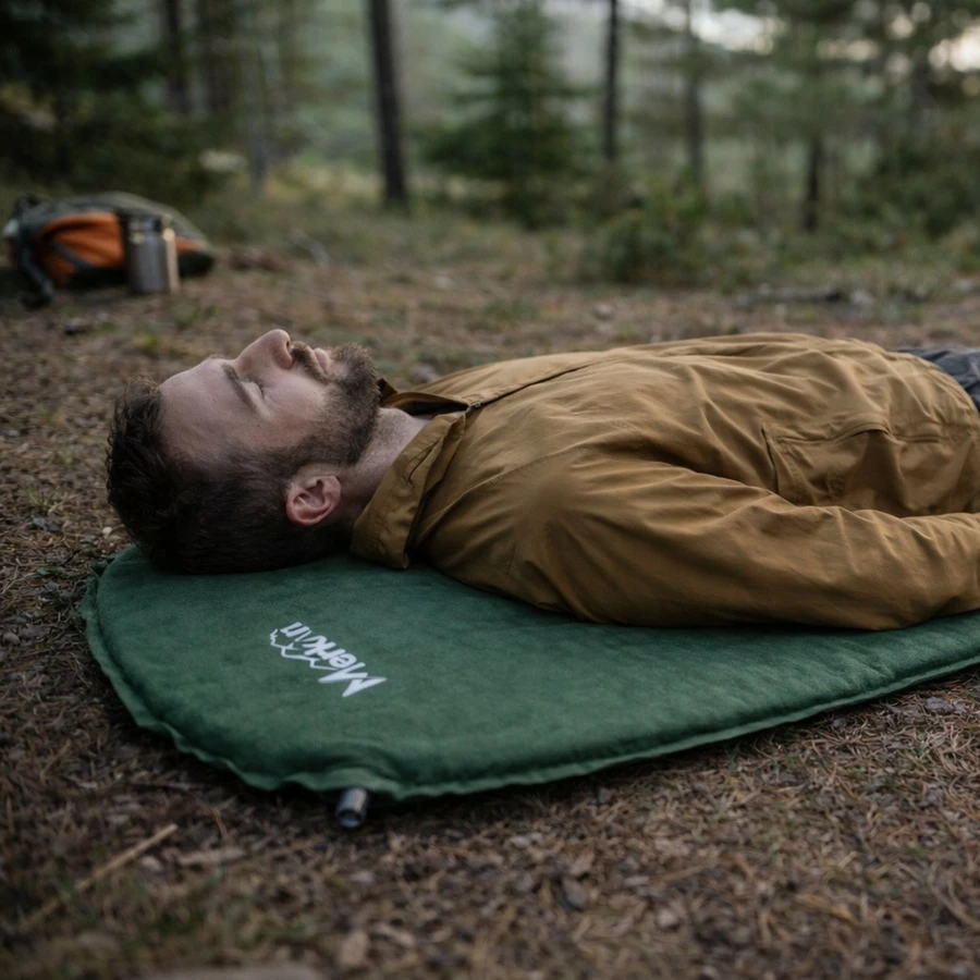 Čiužinys Savaime prisipučiantis Camping Čiužinys Čiužinys 3,8 cm Su MERKAN užvalkalu