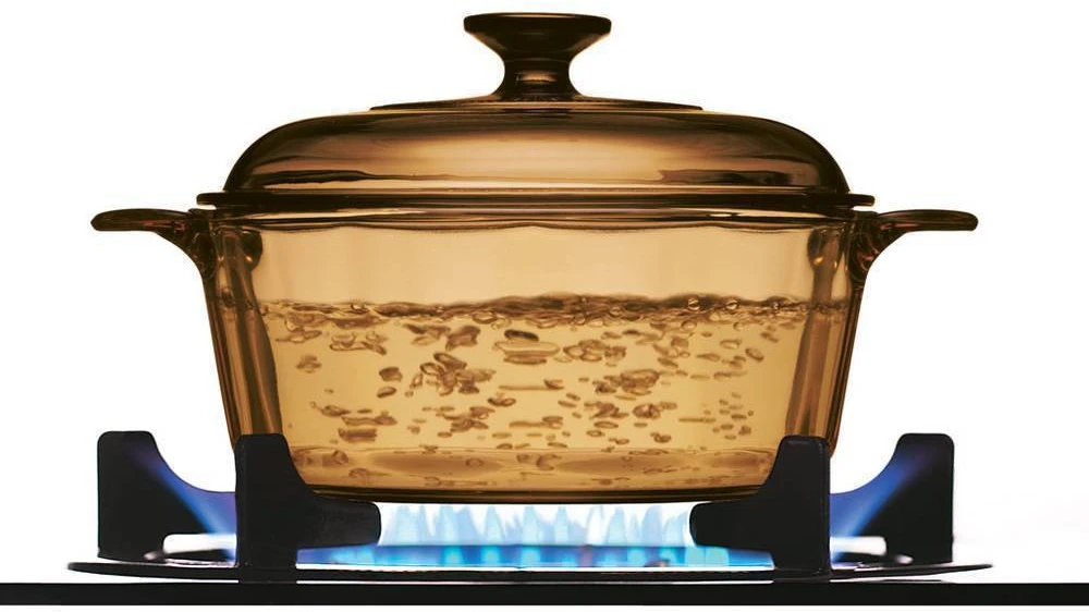 CLASSIC VISIONS Stiklinis puodas 2,25l su dangteliu