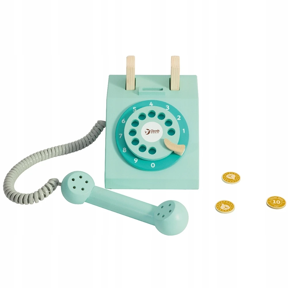 CLASSIC WORLD Medinis Telefonas Vaikams 4 el. Klasikinis