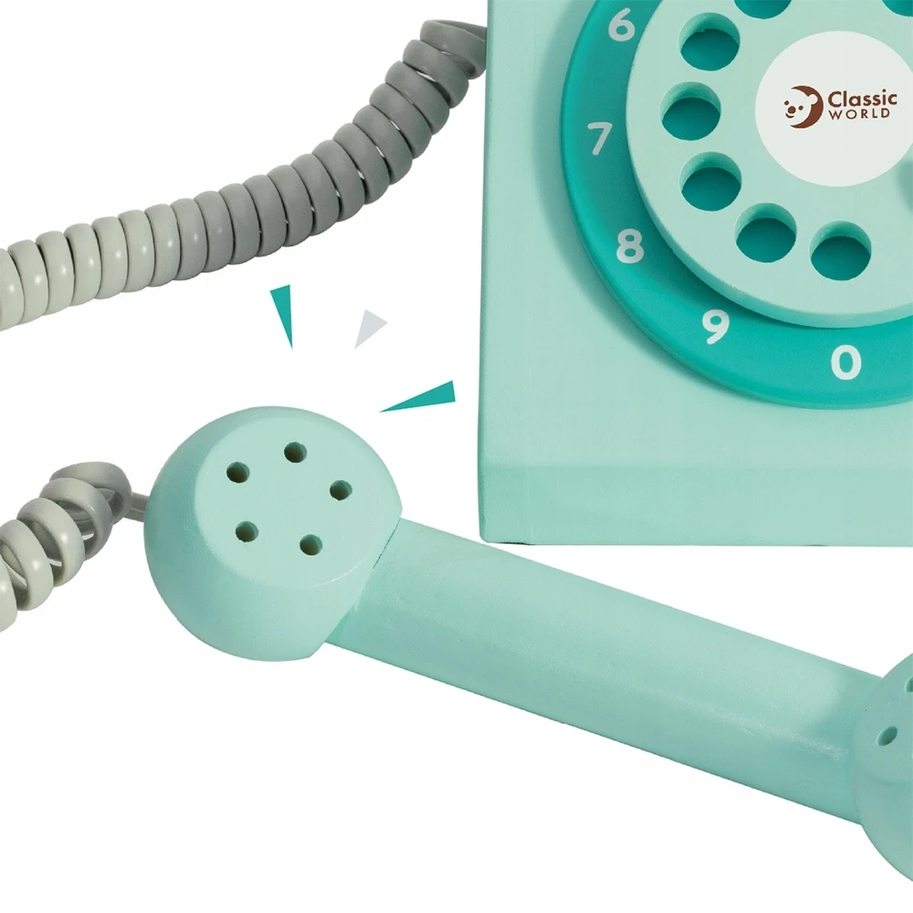 CLASSIC WORLD Medinis Telefonas Vaikams 4 el. Klasikinis