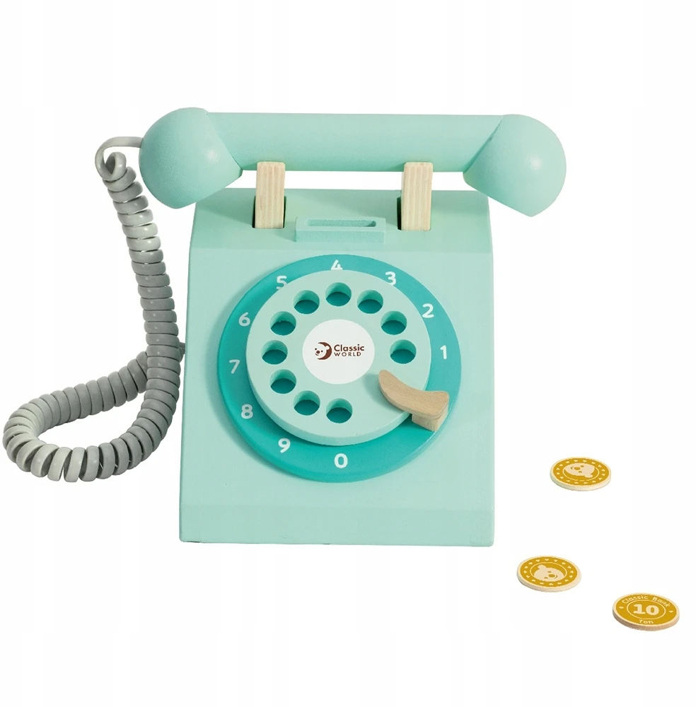 CLASSIC WORLD Medinis Telefonas Vaikams 4 el. Klasikinis