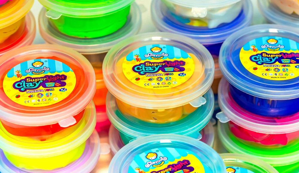 ClayDoll Super Light Clay PUTOLAS 24 vnt. + Lagaminas + Priedai MAGICAL PLASTIC